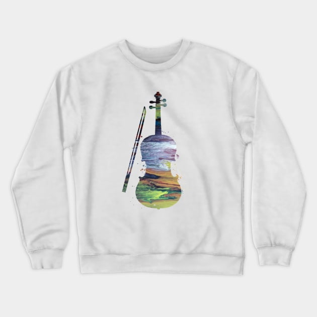 Viola Crewneck Sweatshirt by TheJollyMarten